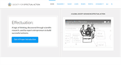 Desktop Screenshot of effectuation.org