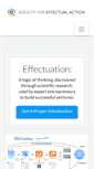 Mobile Screenshot of effectuation.org