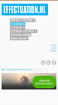 Mobile Screenshot of effectuation.nl